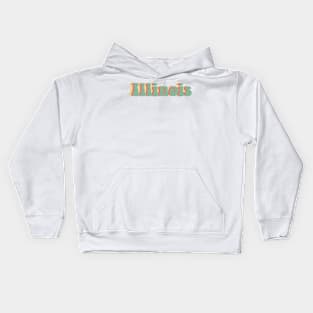 Illinois 70's Kids Hoodie